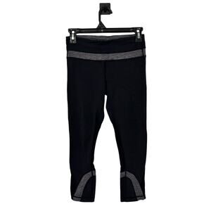 🖤✨ Lululemon Inspire Cropped Black Leggings Size 4 - Strong Girl Chic 💪🏃‍♀️